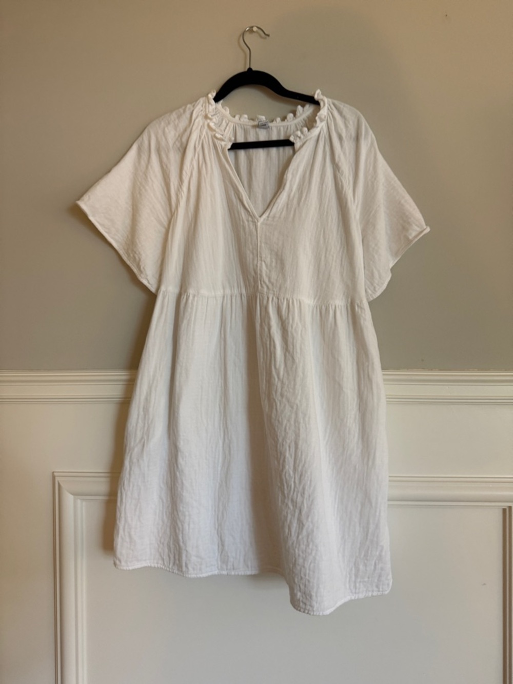 Old Navy White Midi Dress